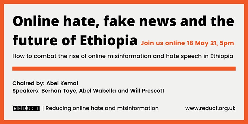 Reduct Online Hate Ethiopia Graphic