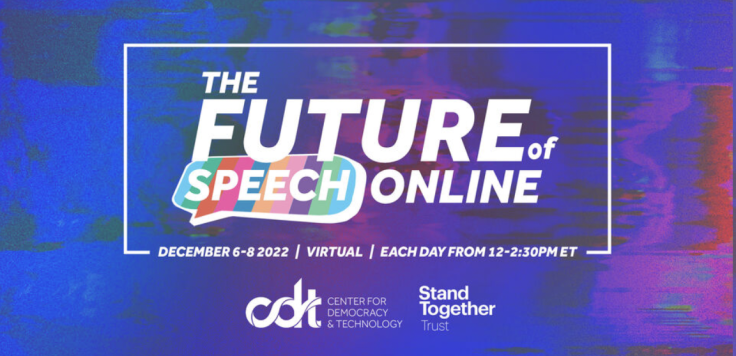 The Future of Speech Online
